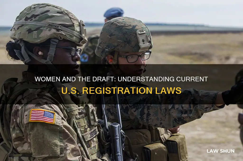 what is the law on women registering for the draft