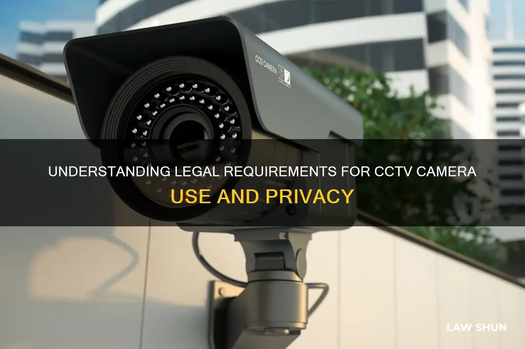 what is the law regarding cctv cameras