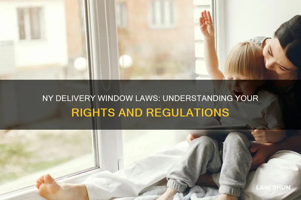 what is the law regarding delivery window times in ny