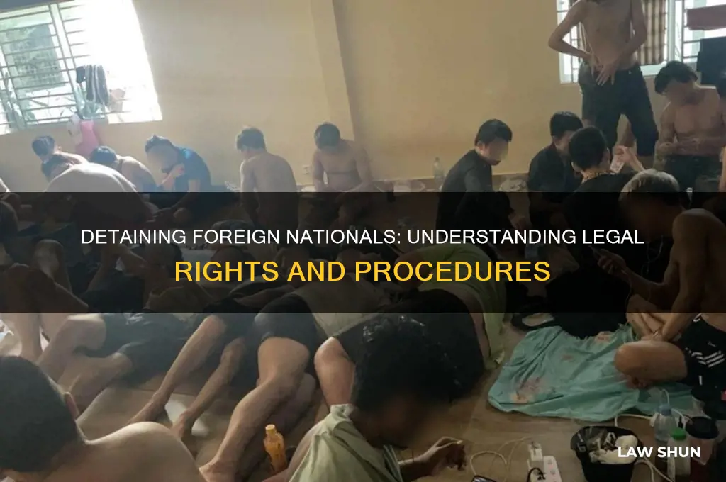 what is the law regarding detaining foreign national