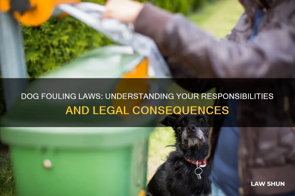 what is the law regarding dog fouling