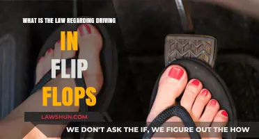 Driving in Flip Flops: Legal or Liability? The Law Explained
