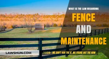Understanding Fence Laws: Ownership, Maintenance, and Legal Responsibilities Explained