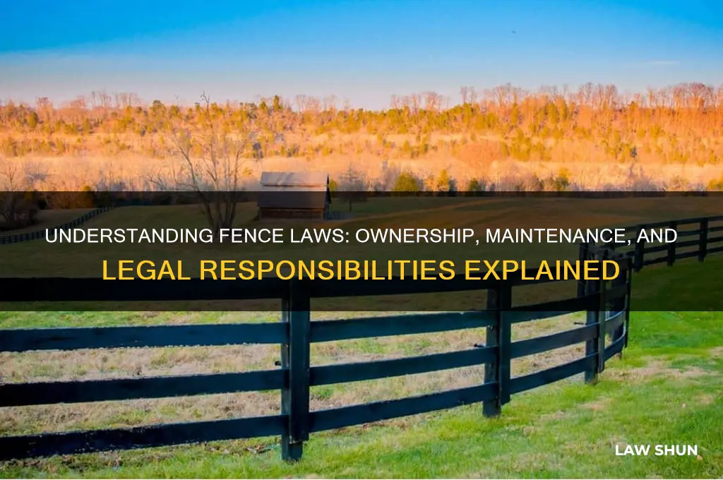 what is the law regarding fence and maintenance