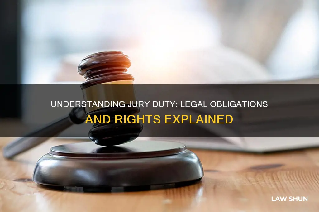 what is the law regarding jury duty