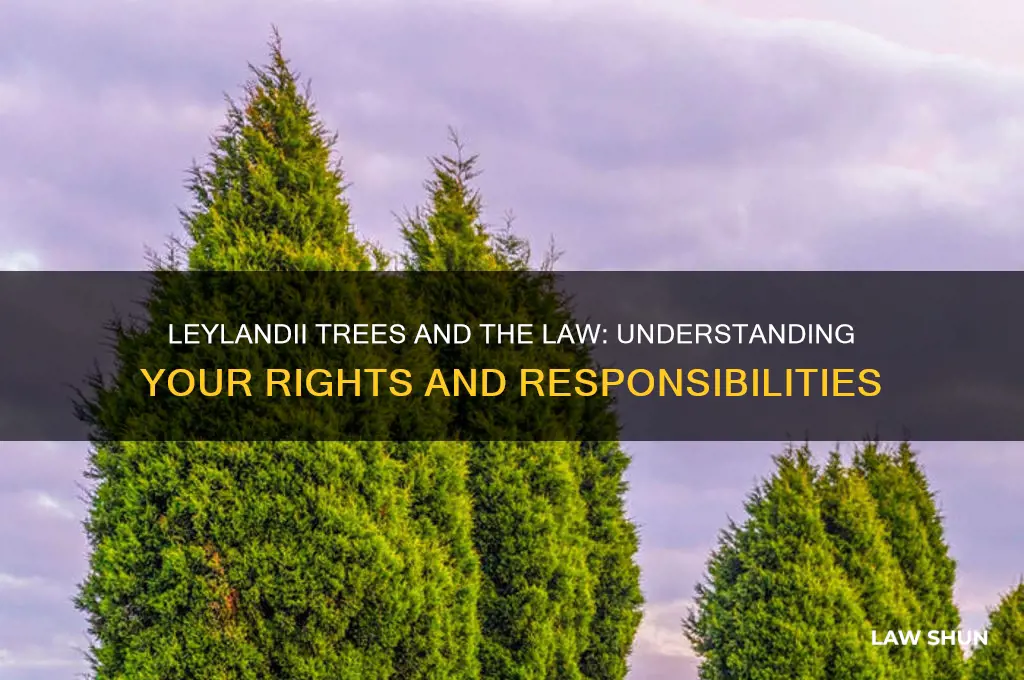 what is the law regarding leylandii trees