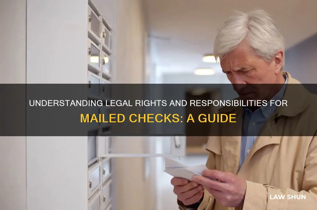 what is the law regarding mailed check