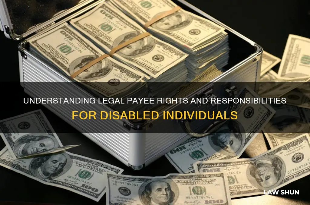 what is the law regarding payees for the disabled