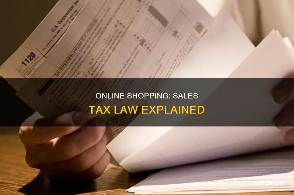 what is the law regarding sales tax on internet purchases
