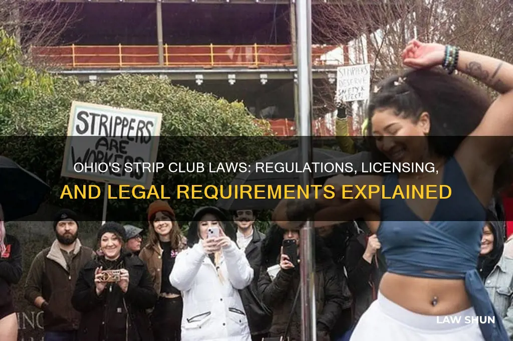 what is the law regarding strip clubs in ohio