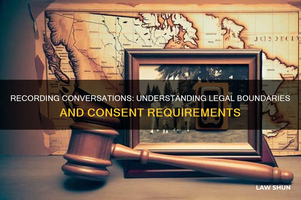 what is the law regarding taping conversations