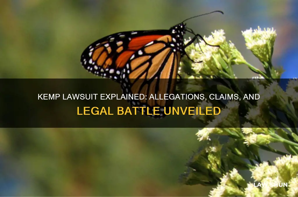 what is the law suit filed against kemp