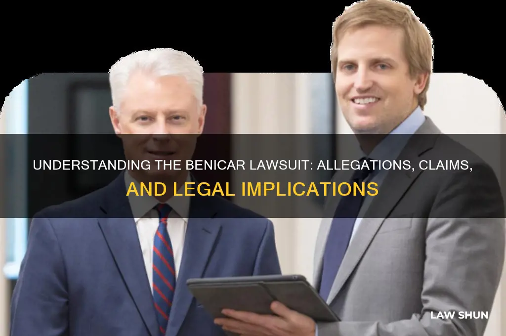 what is the law suit with benicar