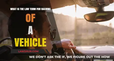 Understanding the Legal Term for Backing a Vehicle: A Comprehensive Guide