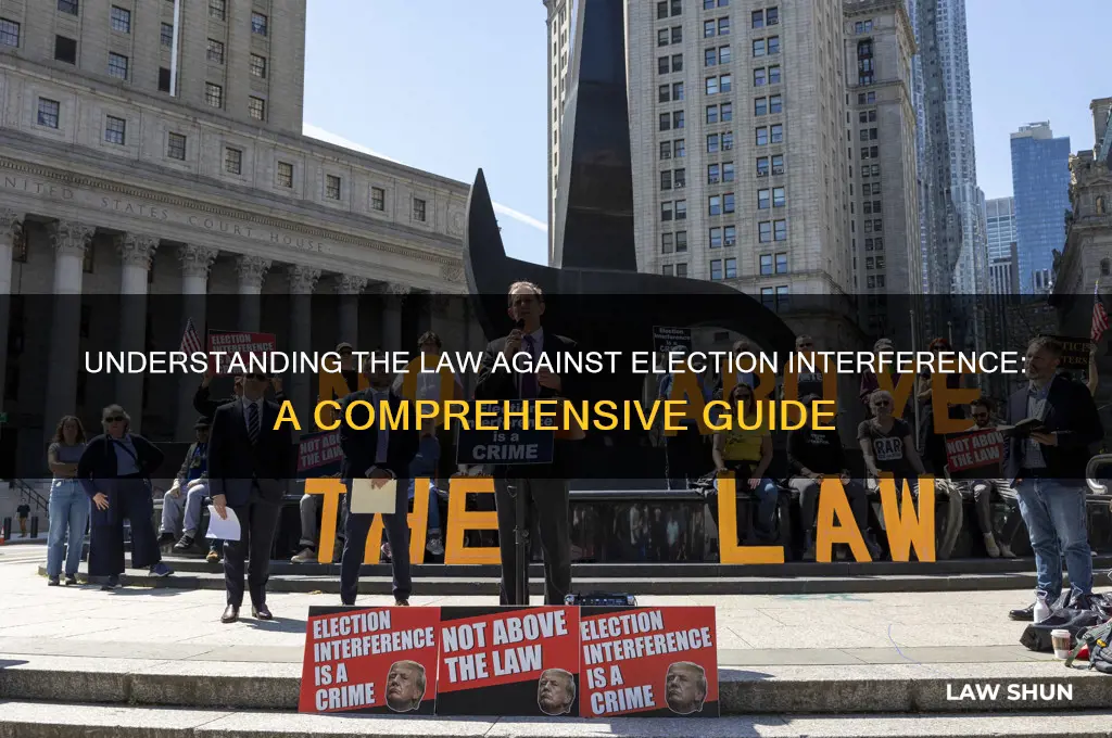 what is the law that prohibits interfering with an election