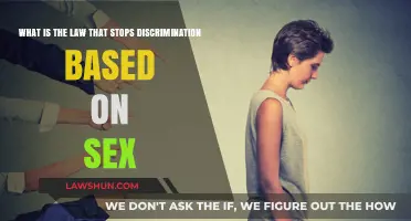 Understanding the Law Prohibiting Sex Discrimination: A Comprehensive Guide