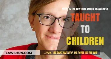 Understanding the Law on Teaching Transgender Topics to Children