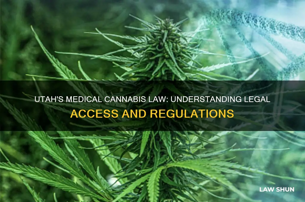 what is the law to gan medicol canobis in utah