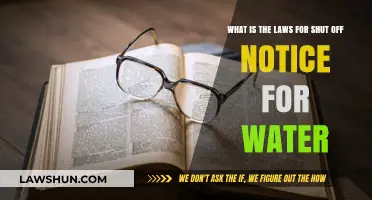 Understanding Water Shut-Off Notices: Legal Rights and Protections for Consumers