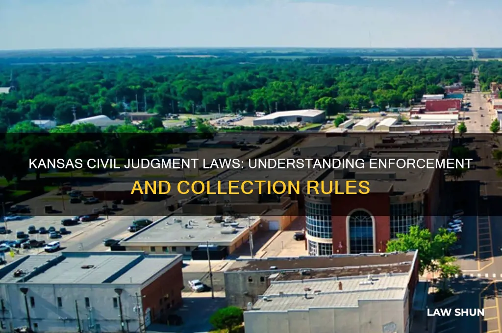 what is the laws in kansas on a civil judgement