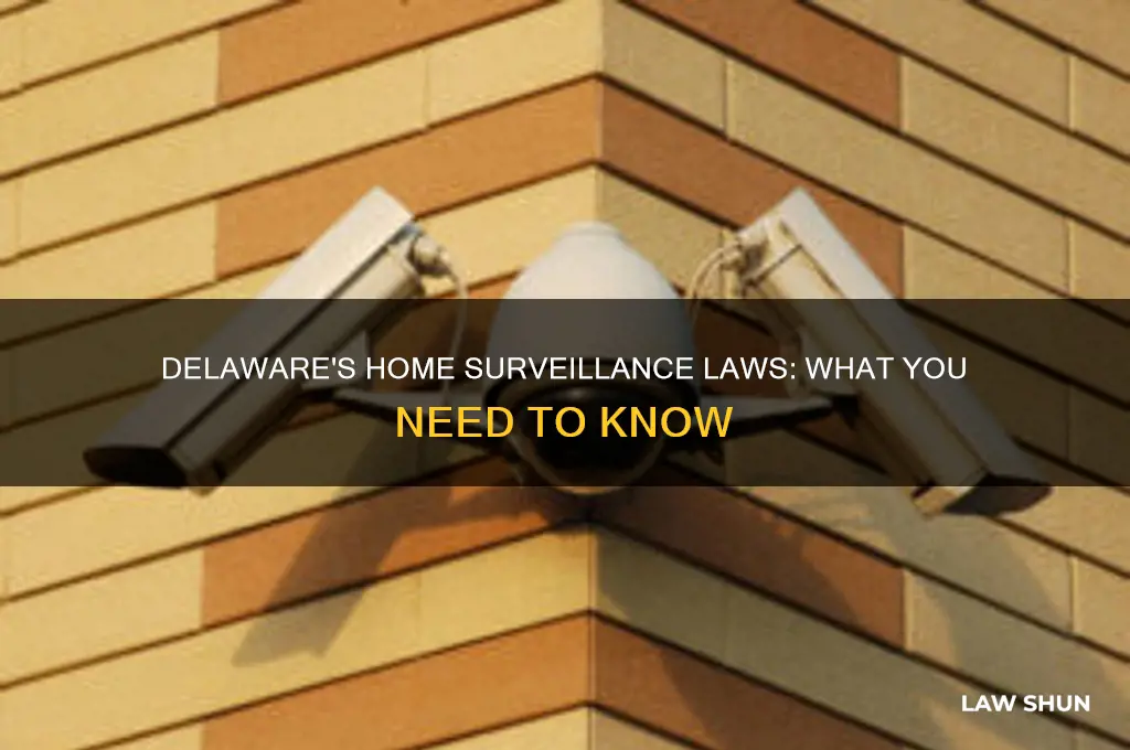 what is the laws of delaware on cameras on houses
