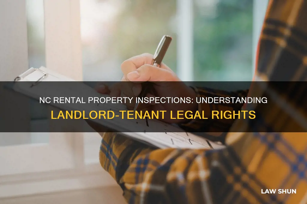 what is the laws regarding inspection of rental property nc