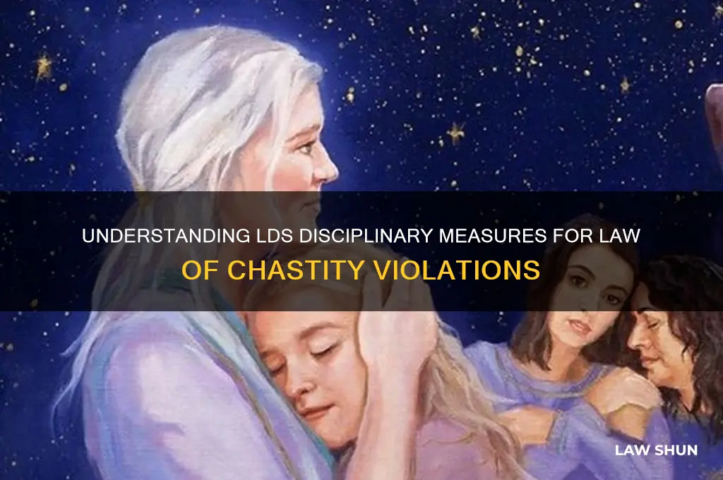 what is the lds diciplinary action for law of chastity