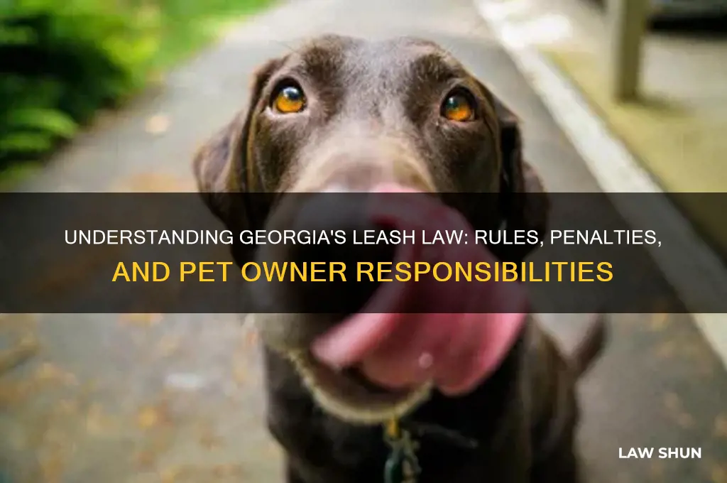 what is the leash law in georgia