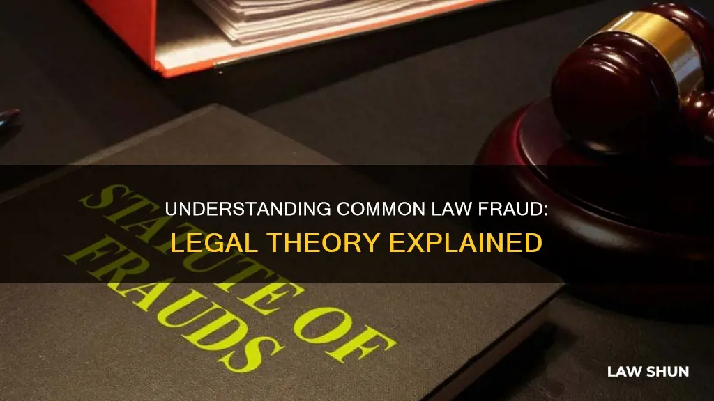 what is the legal theory for common law fraud