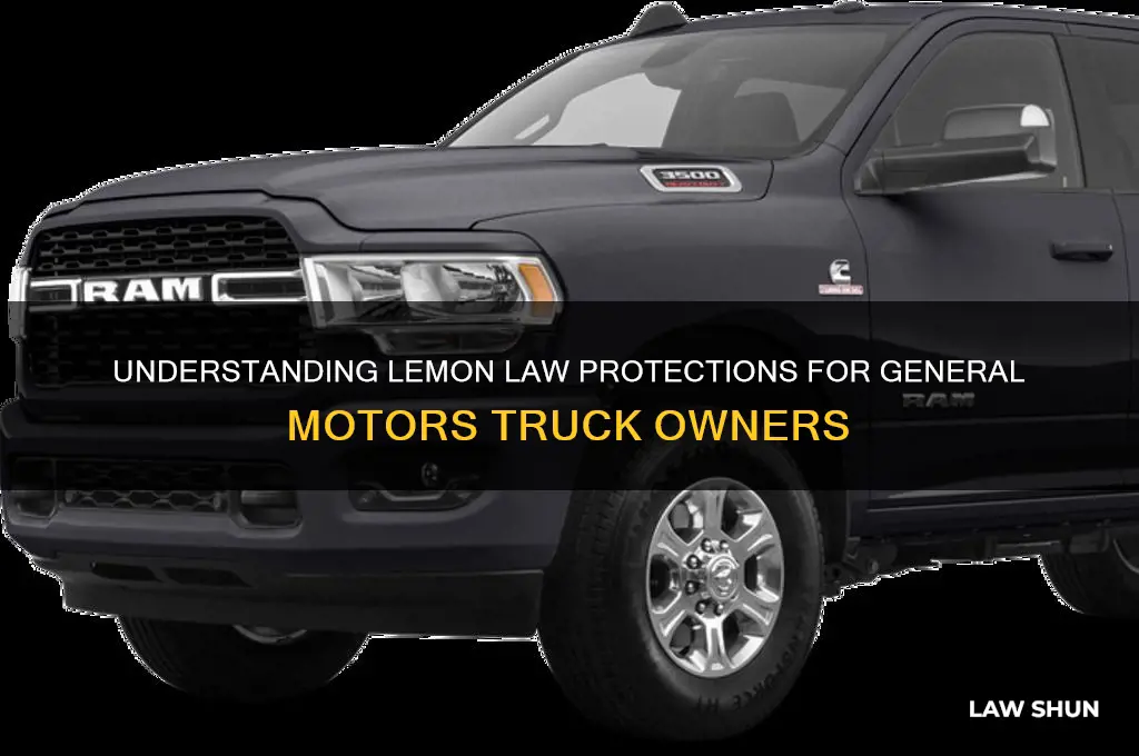 what is the lemon law on general motors truck