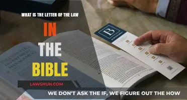 Understanding the Bible's Legal Principles: The Letter of the Law