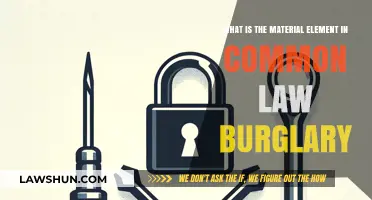 Burglary's Material Element: What Constitutes Breaking and Entering?