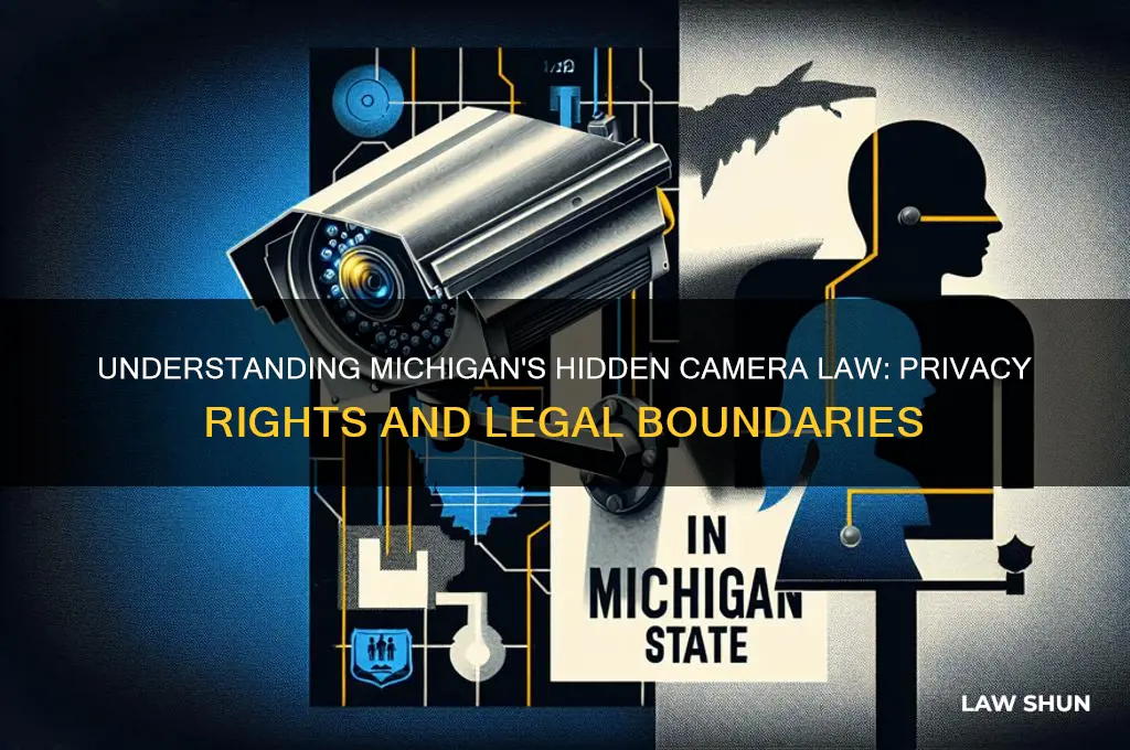 what is the michigan hidden camera law