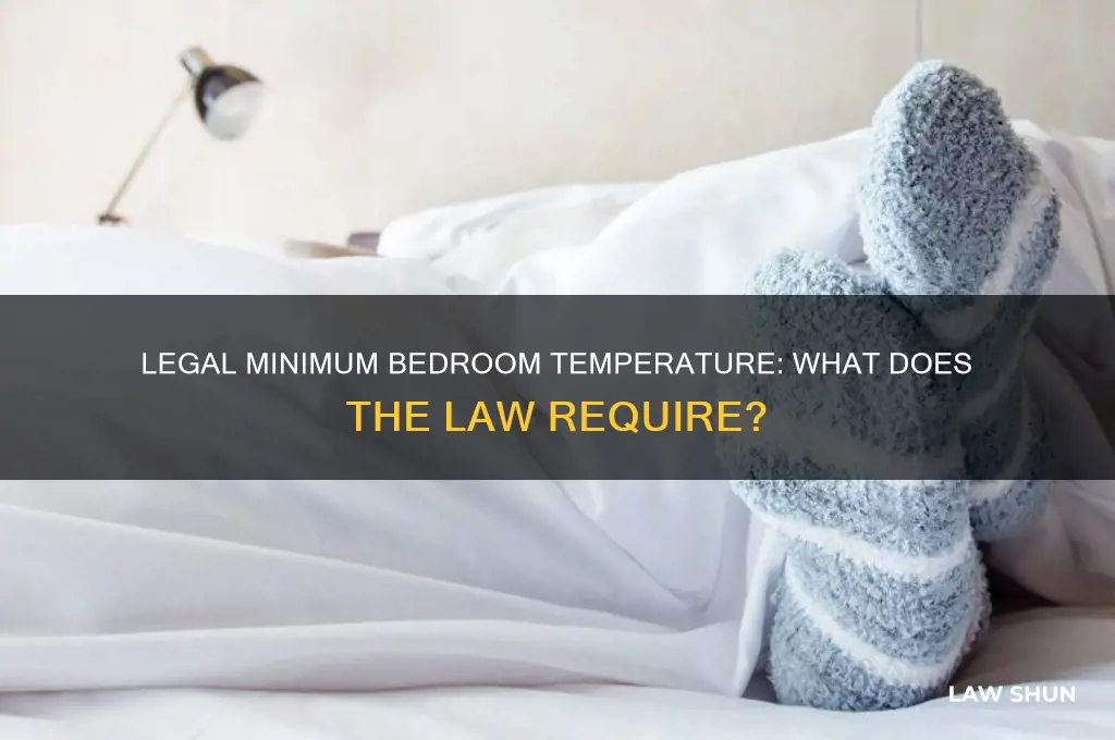 what is the minimum temperature for a bedroom for law