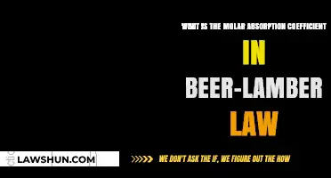 Understanding Molar Absorption Coefficient in Beer-Lambert's Law: Key Insights