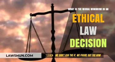 The Moral Minimum: Navigating Ethical Boundaries in Legal Decision-Making