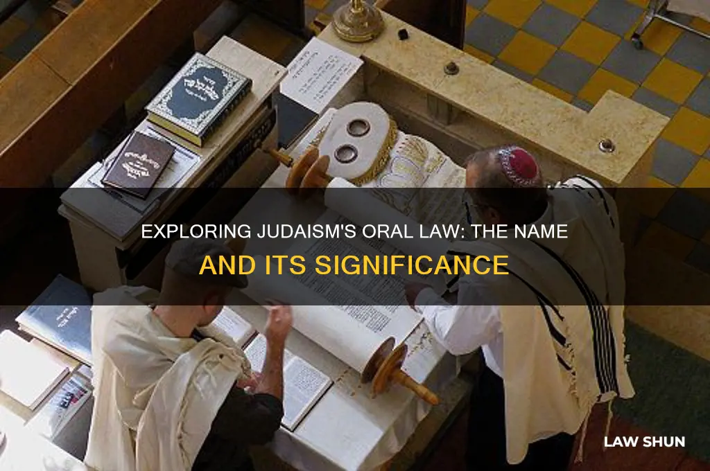 what is the name of the oral law in judaism