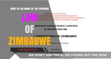 Understanding Zimbabwe's Supreme Law: The Constitution's Role and Name