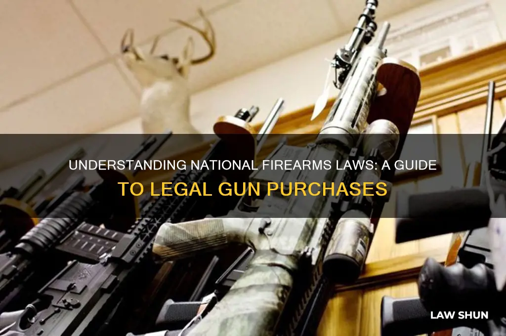 what is the national law regarding purchasing firearms
