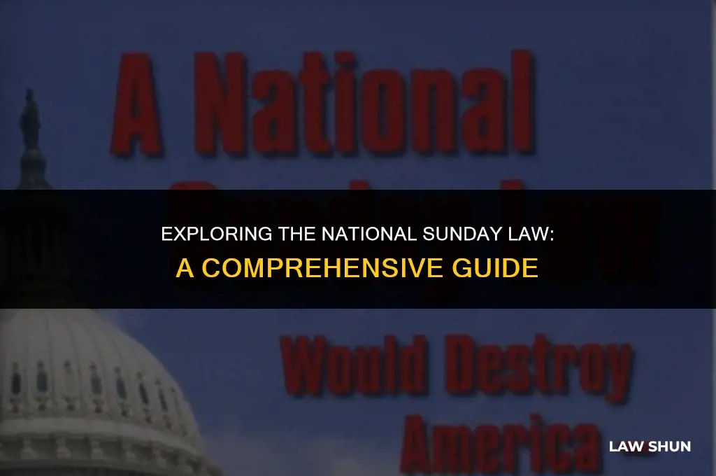 what is the national sunday law
