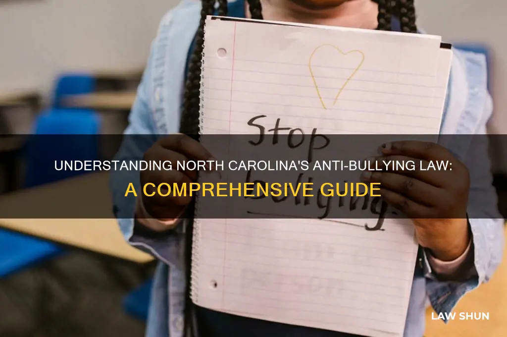 what is the nc anti bullying law