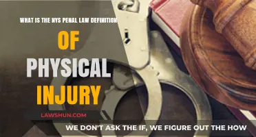 Understanding NYS Penal Law: Definition of Physical Injury Explained