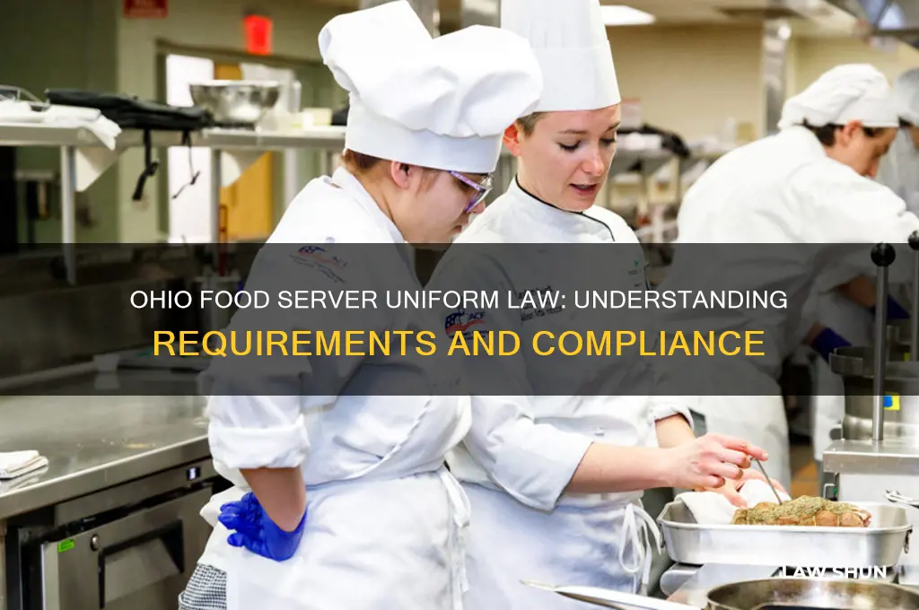 what is the ohio food server uniform law