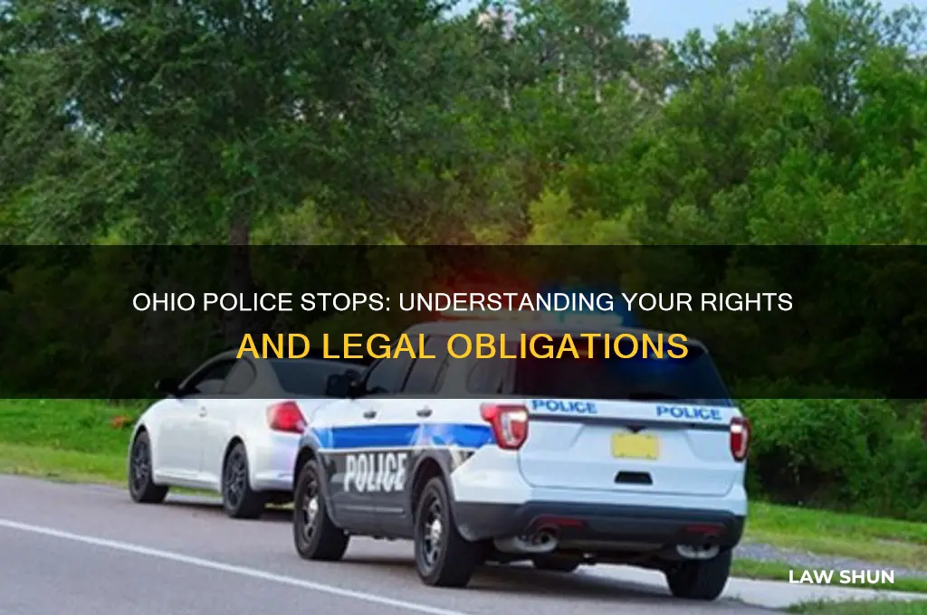 what is the ohio law about being stopped by police