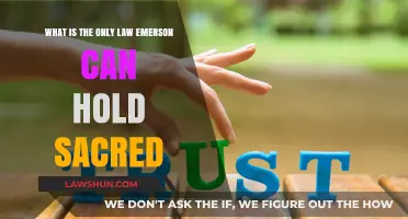 Emerson's Sacred Law: The Only One That Matters