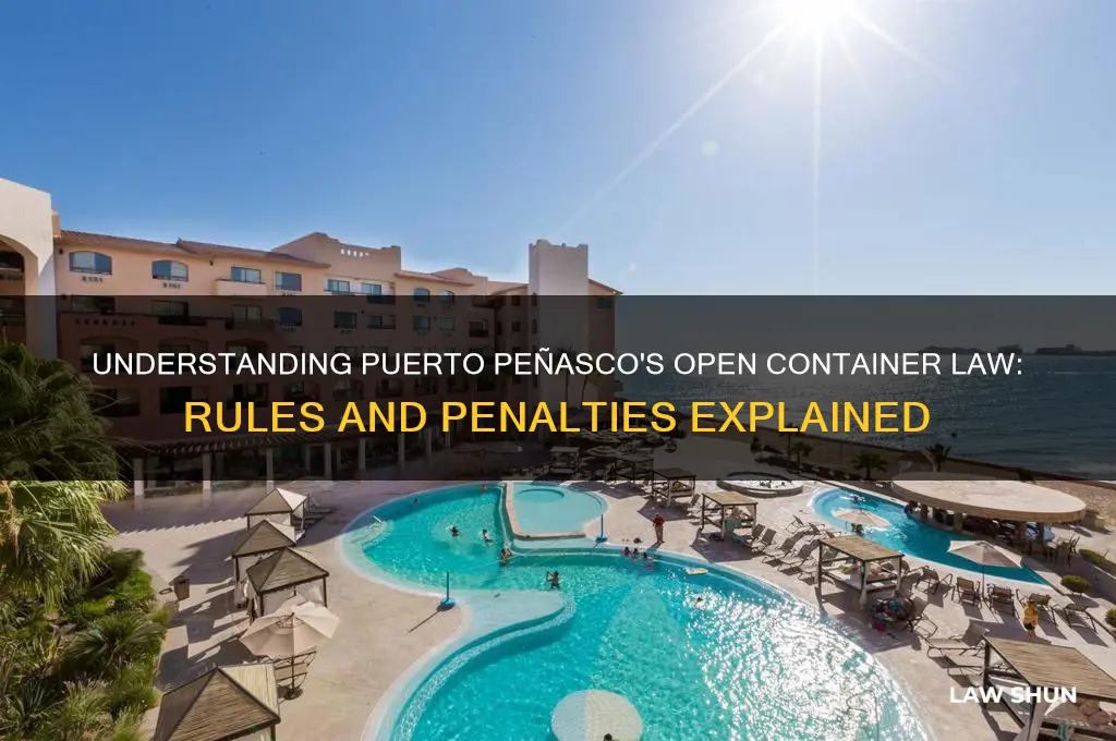 what is the open container law in puerto penasco