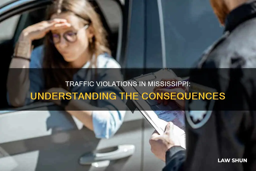 what is the penalty for breaking traffic laws in mississippi