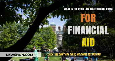 Understanding Penn Law's Institutional Financial Aid Form: A Comprehensive Guide