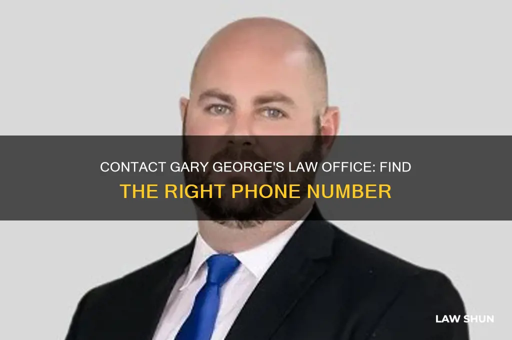 what is the phone number for gary george