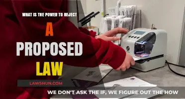Understanding the Power to Reject Proposed Laws: A Comprehensive Guide